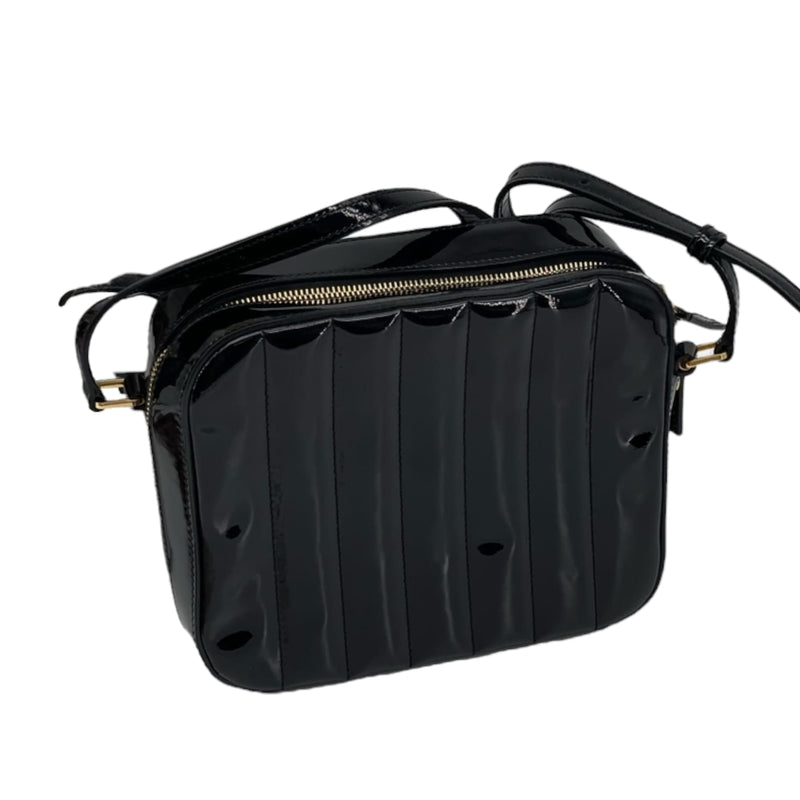 Vicky Camera Bag Patent Black GHW