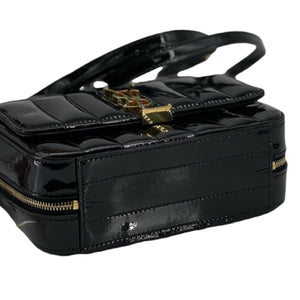 Vicky Camera Bag Patent Black GHW