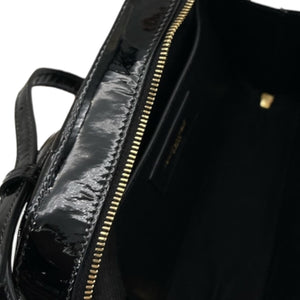 Vicky Camera Bag Patent Black GHW