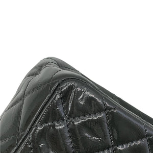 Large Reissue 226 Double Flap Bag Patent Black GHW