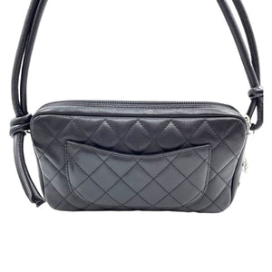Cambon Handbag Leather Black SHW