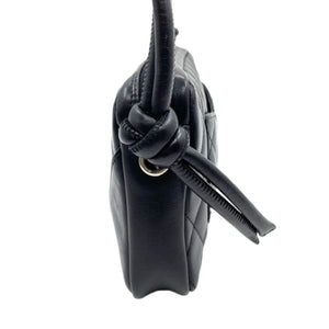 Cambon Handbag Leather Black SHW