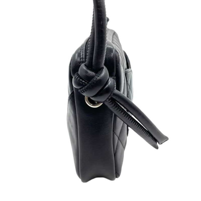 Cambon Handbag Leather Black SHW