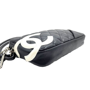 Cambon Handbag Leather Black SHW