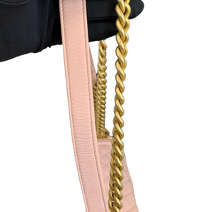Old Medium Boy Bag Lambskin Pink GHW