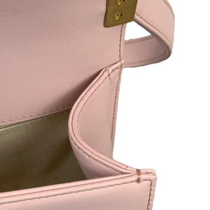 Old Medium Boy Bag Lambskin Pink GHW