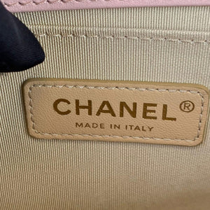 Old Medium Boy Bag Lambskin Pink GHW