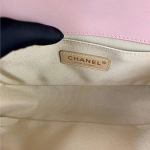 Old Medium Boy Bag Lambskin Pink GHW