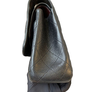 Jumbo Classic Double Flap Caviar Black GHW