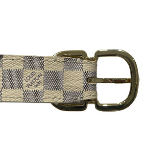Mini 25mm Belt in Damier Azur GHW