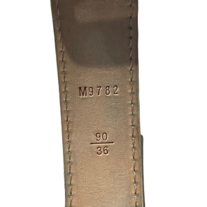 Mini 25mm Belt in Damier Azur GHW