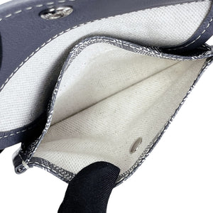 Mini Anjou Reversible Tote Canvas Calfskin Grey SHW