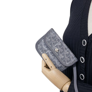 Mini Anjou Reversible Tote Canvas Calfskin Grey SHW