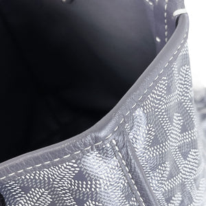 Mini Anjou Reversible Tote Canvas Calfskin Grey SHW
