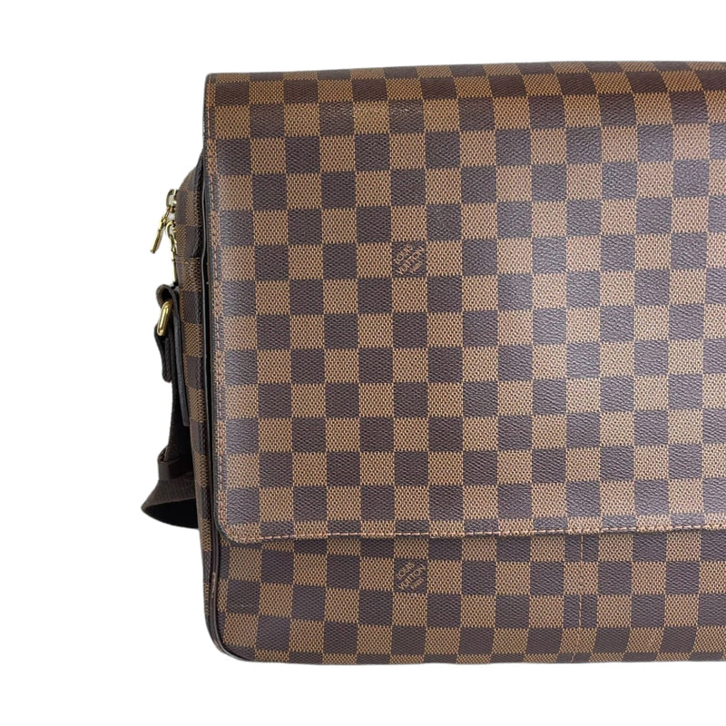 Louis Vuitton messenger crossbody bag damier ebene GHW