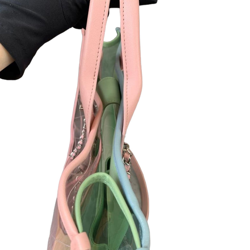 Medium Coco Splash Shopping Tote Quilted PVC Lambskin