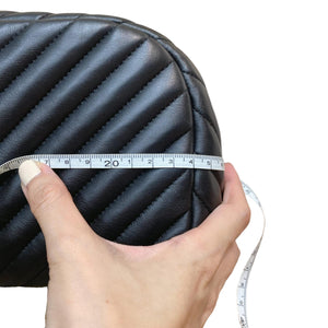 Medium Urban Spirit Backpack Chevron Lambskin Black SHW