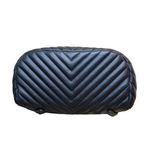 Medium Urban Spirit Backpack Chevron Lambskin Black SHW