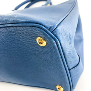 Saffiano Lux Galleria Double Zip Tote