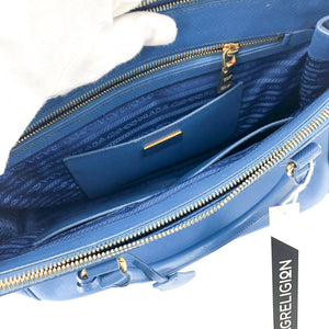 Saffiano Lux Galleria Double Zip Tote
