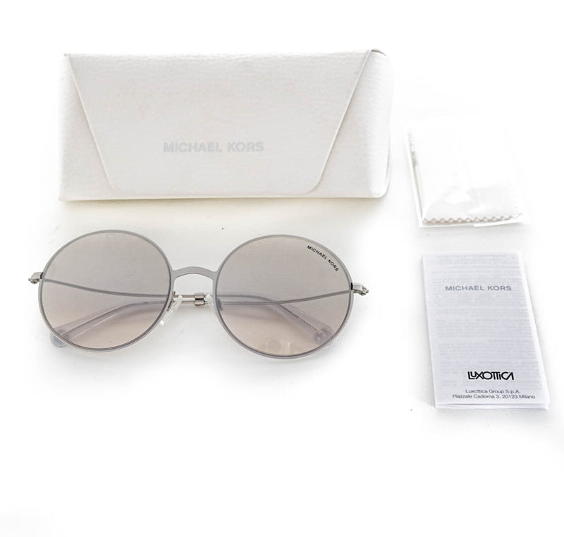 Retro Round Sunglasses with Mirror Finish