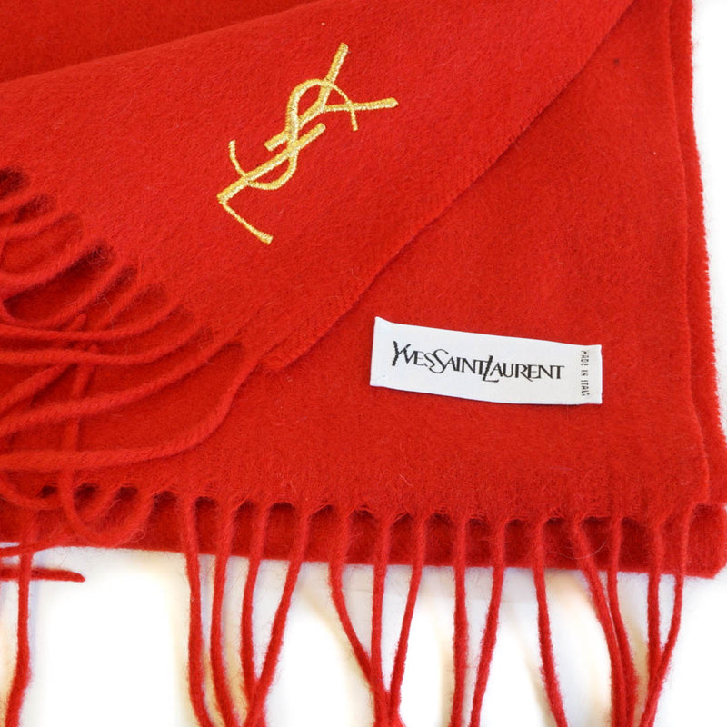 Pure Wool Scarf Red