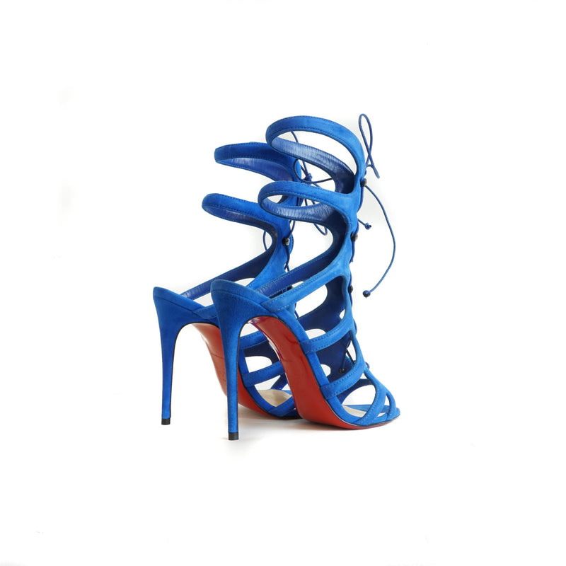 Blue Heels Sandals | Blue Strappy Heels | Bag Religion