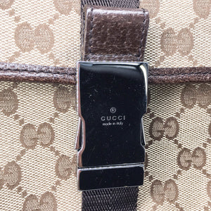 Classic GG Monogram Belt Bag with Front Buckle