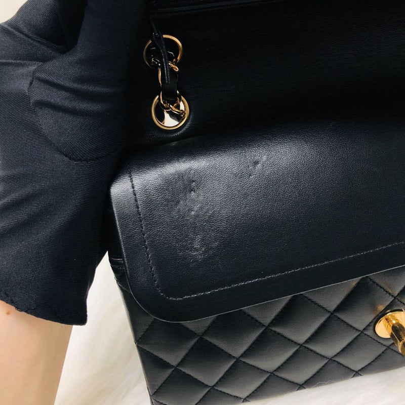 Classic Double Flap M/L Lambskin with GHW