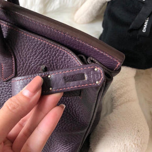 Birkin 35 Prune in Togo Leather with PHW
