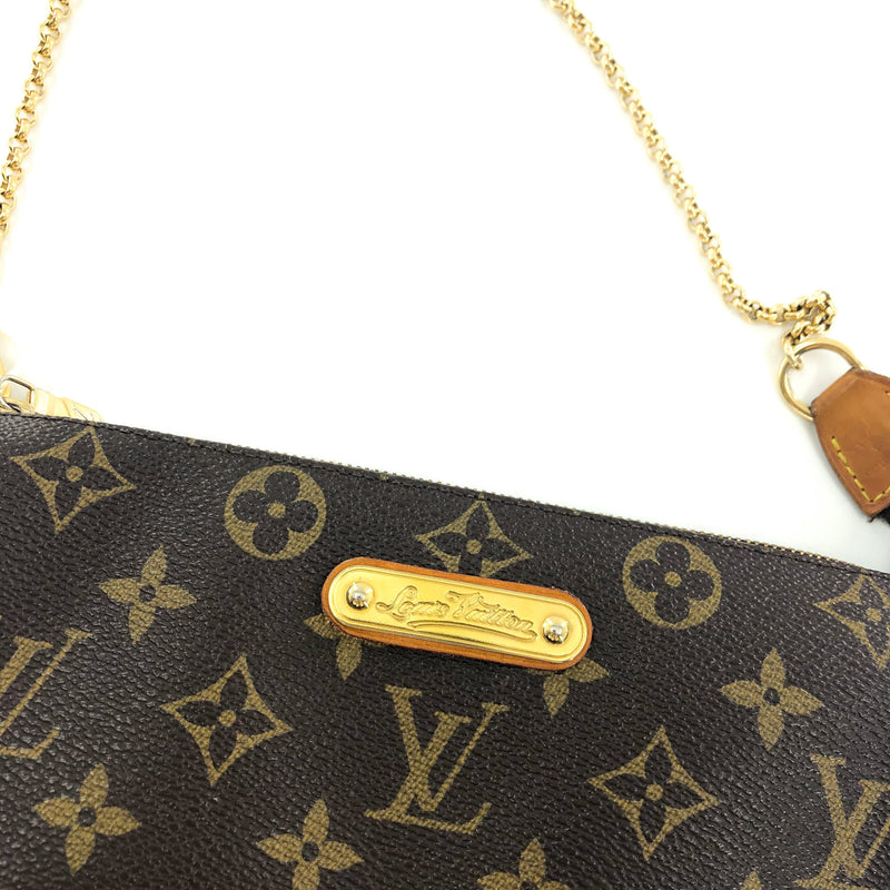 Eva Monogram Clutch