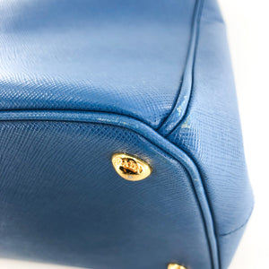 Saffiano Lux Galleria Double Zip Tote