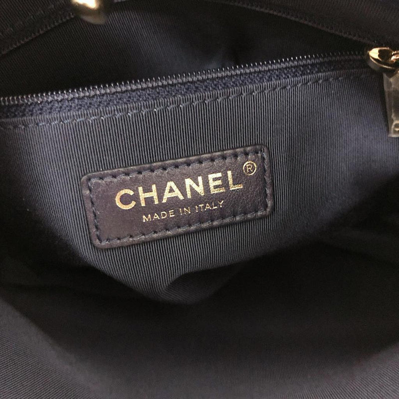 Caviar Hobo Bag Navy Blue