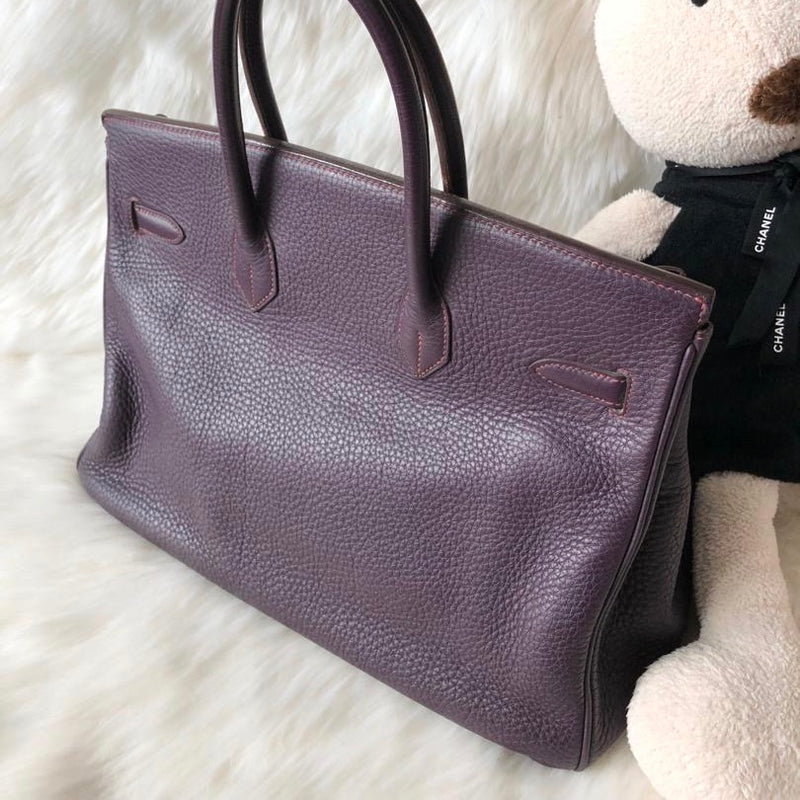 Birkin 35 Prune in Togo Leather with PHW