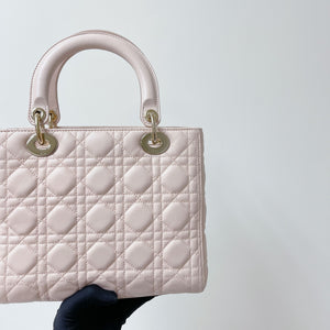 Lady Dior Medium Pink with GHW