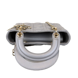 Mini Lady Dior Pearl Grey GHW