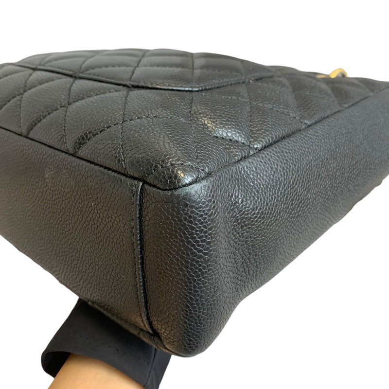 PST Tote Caviar Black GHW
