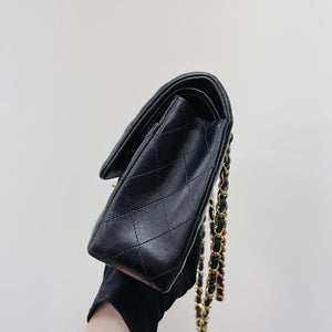 Classic Flap Medium Lambskin Black GHW