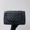 Single Flap Classic Jumbo Caviar Black LGHW