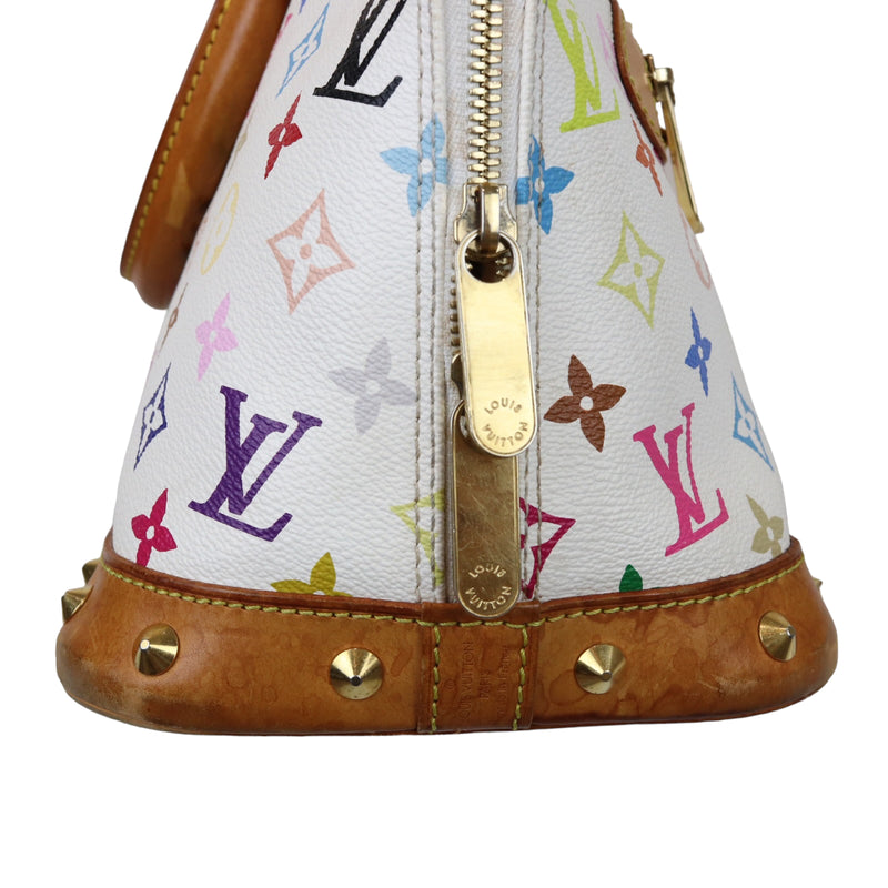 Monogram Multicolor Alma PM White GHW