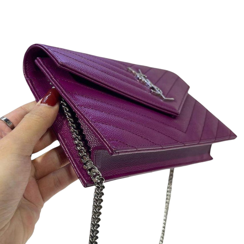 Envelope Chain Wallet Purple SHW