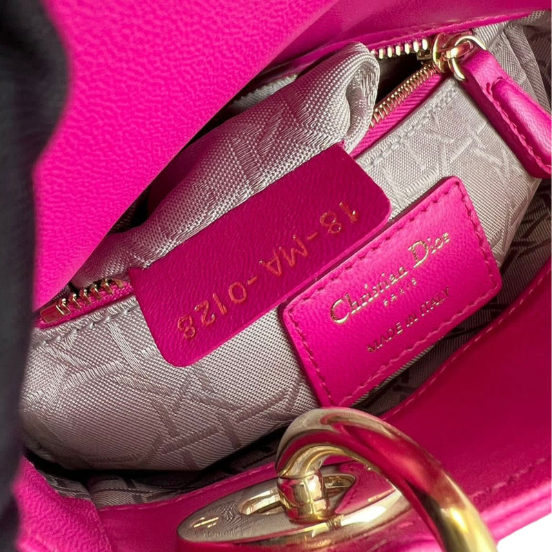 Mini Lady Dior Lambskin Pink GHW