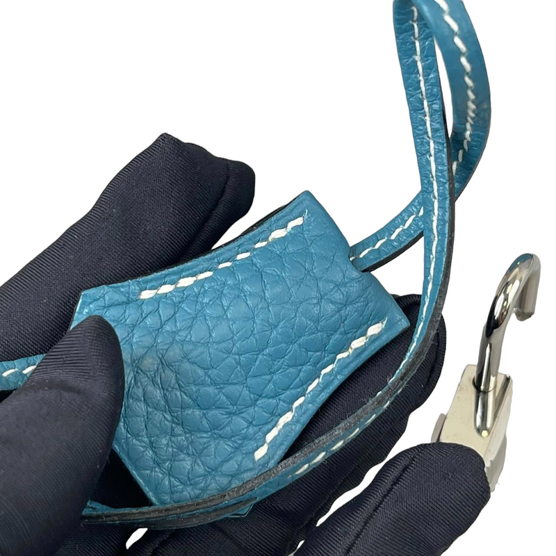 Birkin 35 Blue Jean Clemence PHW