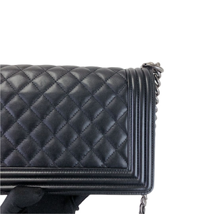 Boy Old Medium Calfskin Black RHW