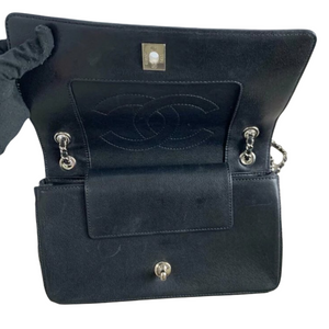 Mademoiselle Flap Medium Lambskin Black SHW