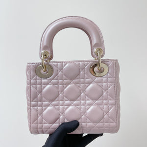 Mini Lady Dior Pearl Pink