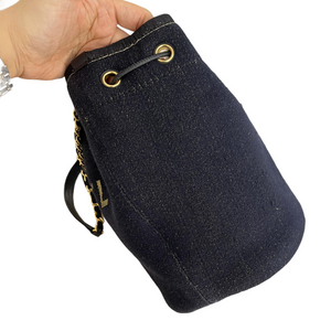 Deauville Denim Bucket Bag Blue