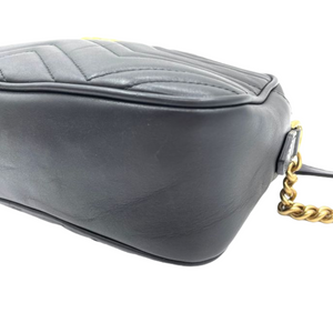 Marmont Leather Camera Small Black GHW