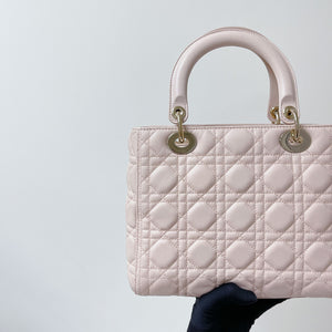 Lady Dior Medium Pink with GHW