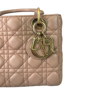 Small ABC Dior Lambskin Beige GHW